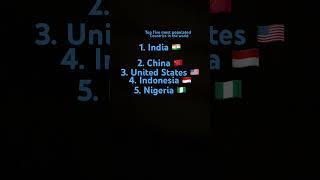 Top 5 Most populated countries in the world #dance #funny ￼