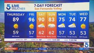 Possible record heat, t-storms in unsettled Southern California forecast