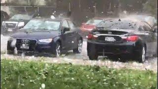 Severe hail storm hits Colorado Spring and Fountain - August 6, 2018