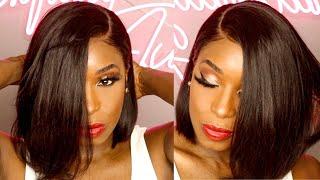 Realistic Beginner Friendly Glueless Lace Wig - No Baby Hair! No Glue - My First Wig Bob