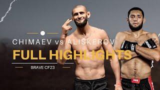 KHAMZAT CHIMAEV VS IKRAM ALISKEROV | FULL FIGHT HIGHLIGHT | BRAVE FC23