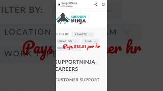 Support Ninji Pays $15.81 per hr / Payroll Specialist US & International