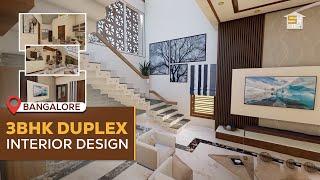 Interior Design For A 3 BHK Duplex Residential House In Bangalore | Virtual Home Tour