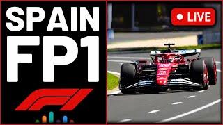 F1 Live 2025 Spanish GP Free Practice 1 | Commentary + Live Timings Watchalong