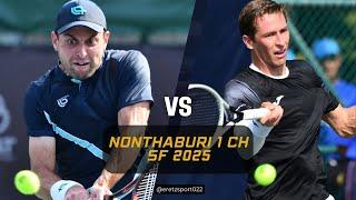 Nonthaburi 1 Challenger 2025 SF: Aslan Karatsev vs. Kimmer Coppejans Highlights