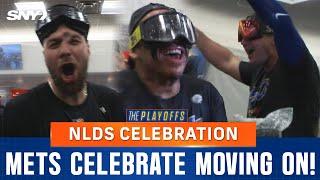 Best Moments from Mets NLDS celebration after Game 4 win over Phillies | SNY