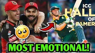 Virat Kohli MOST EMOTIONAL Statement on AB de Villiers! | Cricket News Facts