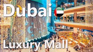 Luxury Mall in Dubai 4K Dubai Mall Walk