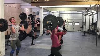 Weightlifting 101 Workshop: 30 reps for time of push press + paused split jerk