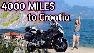 EPIC European Motorcycle Tour UK-Croatia via THE ALPS | Yamaha FJR1300: Furka, Stelvio Pass + MORE!