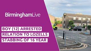 Boy of just 12 arrested after Lozells murder victim confirmed as 16-year-old