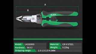 LAOA Multifunction Wire Stripping Pliers Professional.Многофункциональные плоскогубцы