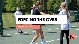 FORCING THE OVER PASS // POSITIONAL PRACTICE // GK AND GD TRAINING // NETBALL SESSION // FOOTWORK