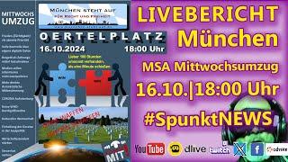 #LIVE | #MUC1610 | #MSA #Mittwochsumzug | Thema: Deutsche Politik gestern und heute zum Thema Krieg