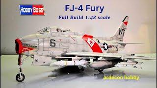 FJ-4B Fury 1:48 scale hobby boss full build