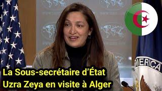  Uzra Zeya en visite en Algérie pour renforcer la coopération en matière de sécurité