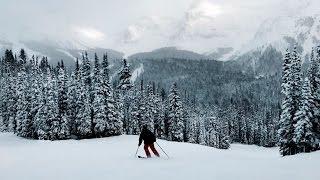 BANFF CANADA SKIING SNOWBOARDING AND DRONE SHOTS