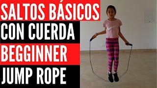 Saltos básicos con cuerda para principiantes‍‍ - Beginner jump rope️