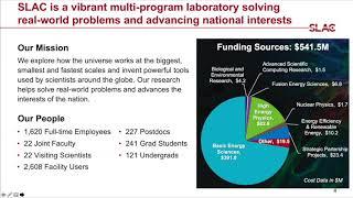 Overview of SLAC National Accelerator Laboratory | Chi-Chang Kao | Energy@Stanford & SLAC 2020