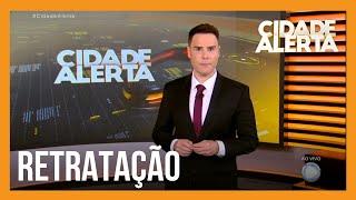 Cidade Alerta faz retratação sobre reportagem do caso da dentista Bruna