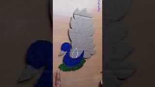 Beautiful Peacock Craft with Cardboard #bestoutofwastecraft #shorts #youtubrshorts #craftgallery