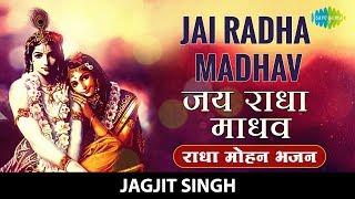 Jai Radha Mohan with lyrics | जय राधा माधव | Jagjit Singh | Radha Krishna Bhajan