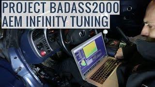 AEM Infinity ECU Tuning & Dyno Results - Project BADASS2000 - EP02