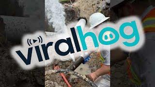 High Pressure Water Main Repair || ViralHog