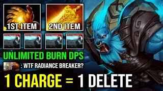 How to Offlane Spirit Breaker with First Item Midas Radiance 100% Bash 1 Charge = 1 Delete Dota 2