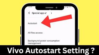 Vivo App Auto Start Permission Setting | How To Enable/Disable Auto Start Permission On Vivo