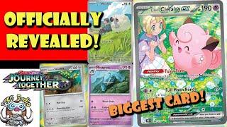 BIG New Cards Officially Revealed from Journey Together! Lillie's Clefairy! (Pokémon TCG News)