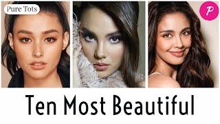 Top 10 MOST BEAUTIFUL FACES in Philippine Entertainment by Professor Aguila