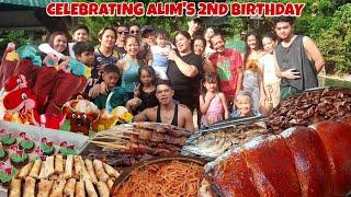 LECHON BELLY, SWEET&SOUR BBQ, DINUGUAN and more | Alim's 2nd birthday celebration MALUMPATI ESCAPADE