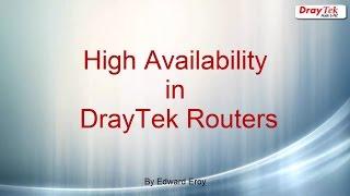 High Availability in DrayTek Routers