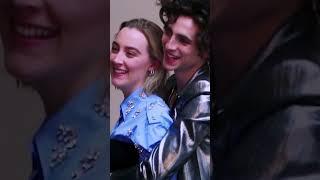 duo saoirse and Timothée Chalamet #ladybird #timothéechalamet #saoirse