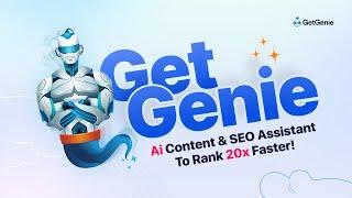 GetGenie in Action | Rank and Convert Traffic with Your AI assistant for Content & SEO