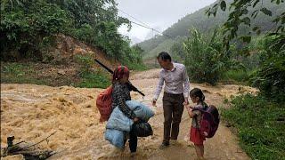 House collapsed in storm, single mother was desperate, the kind man appeared in time, Orphaned Po