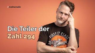 Die Teiler der Zahl 294