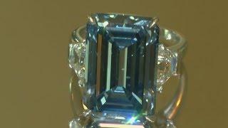 Rarest vivid blue diamond goes on auction in Geneva