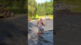 Massive Swim Pond Build  #timelapse #ponds