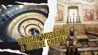 INSIDE VATICAN MUSEUM & SISTINE CHAPEL / DISABILITY TRAVEL VLOG