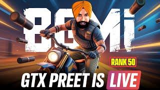 RANK 50 DONE | BGMI LIVE | PUBG LIVE