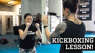 First Muay Thai Kickboxing Lesson! | Awesome Academy