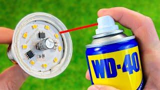 Apply WD40 to an LED Bulb and you Will be Amazed at the Result!