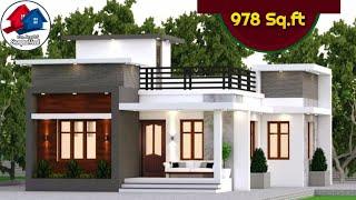 1000 Sq.ft ന് താഴെ ഭംഗിയുള്ള വീട്/swapnaveed/kerala home designs