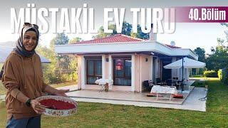 DETACHED HOME TOUR İSTANBUL. CONSTRUCTION CONSTRUCTION COST. SINGLE FLOOR, HOME WITH GARDEN.