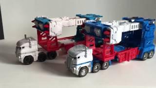 Transformers 30th Anniversary Platinum Edition Autobot Heroes Comparison and Review