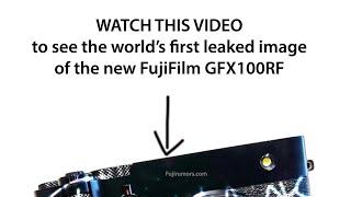 LEAKED: FujiFilm GFX100RF camera front with the world's first crop lever!