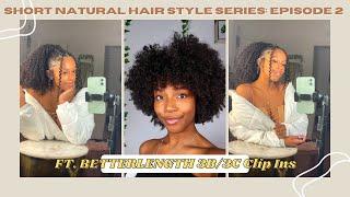 Easy Sleek Ponytail using 3B/3C BetterLength Clip Ins| Short Hair Style Series Episode 2|