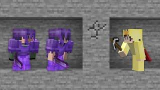 Minecraft Manhunt ama 2 NETHERITE TANK'a Karşı...